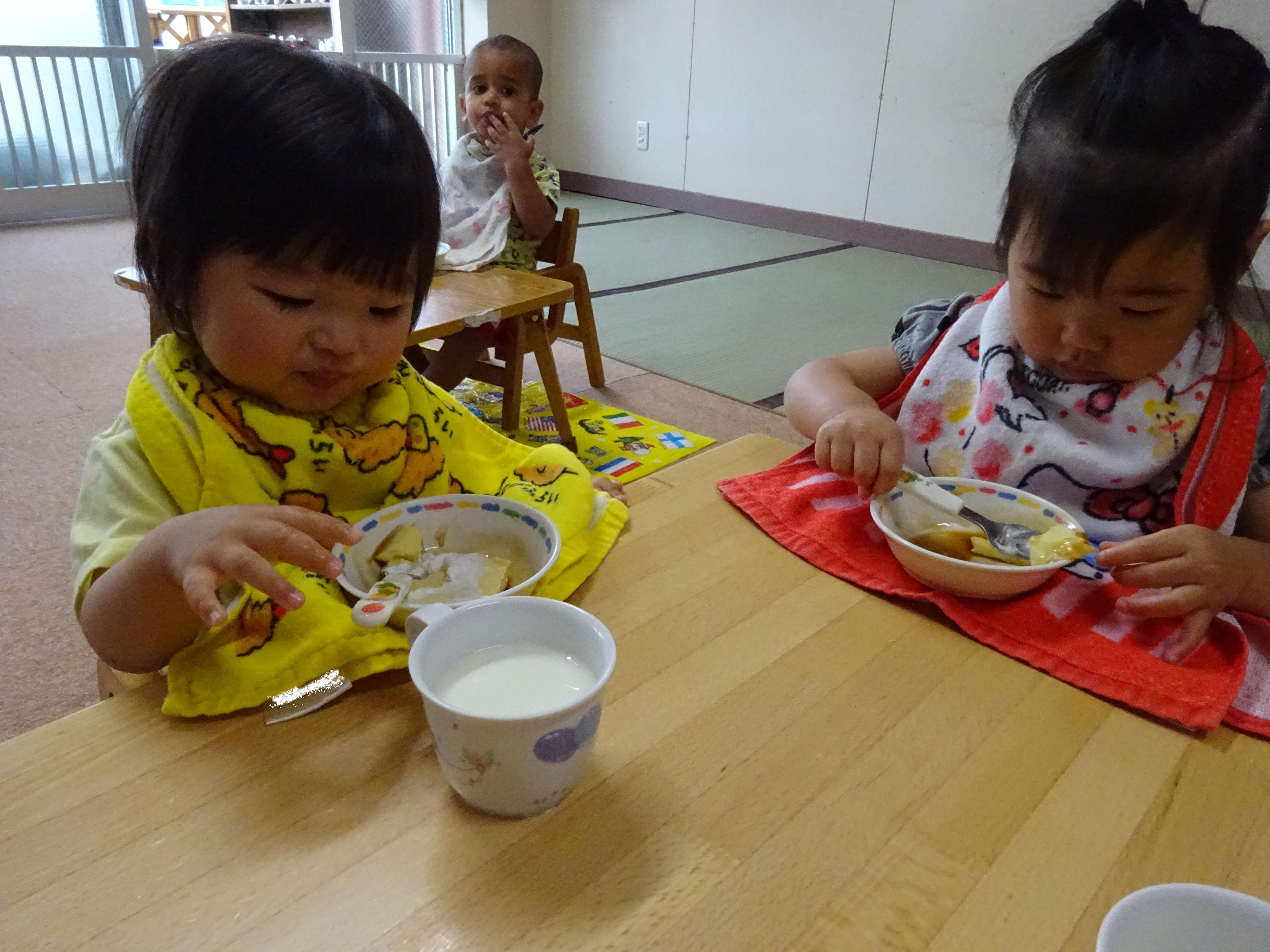 自分で食べるよ！