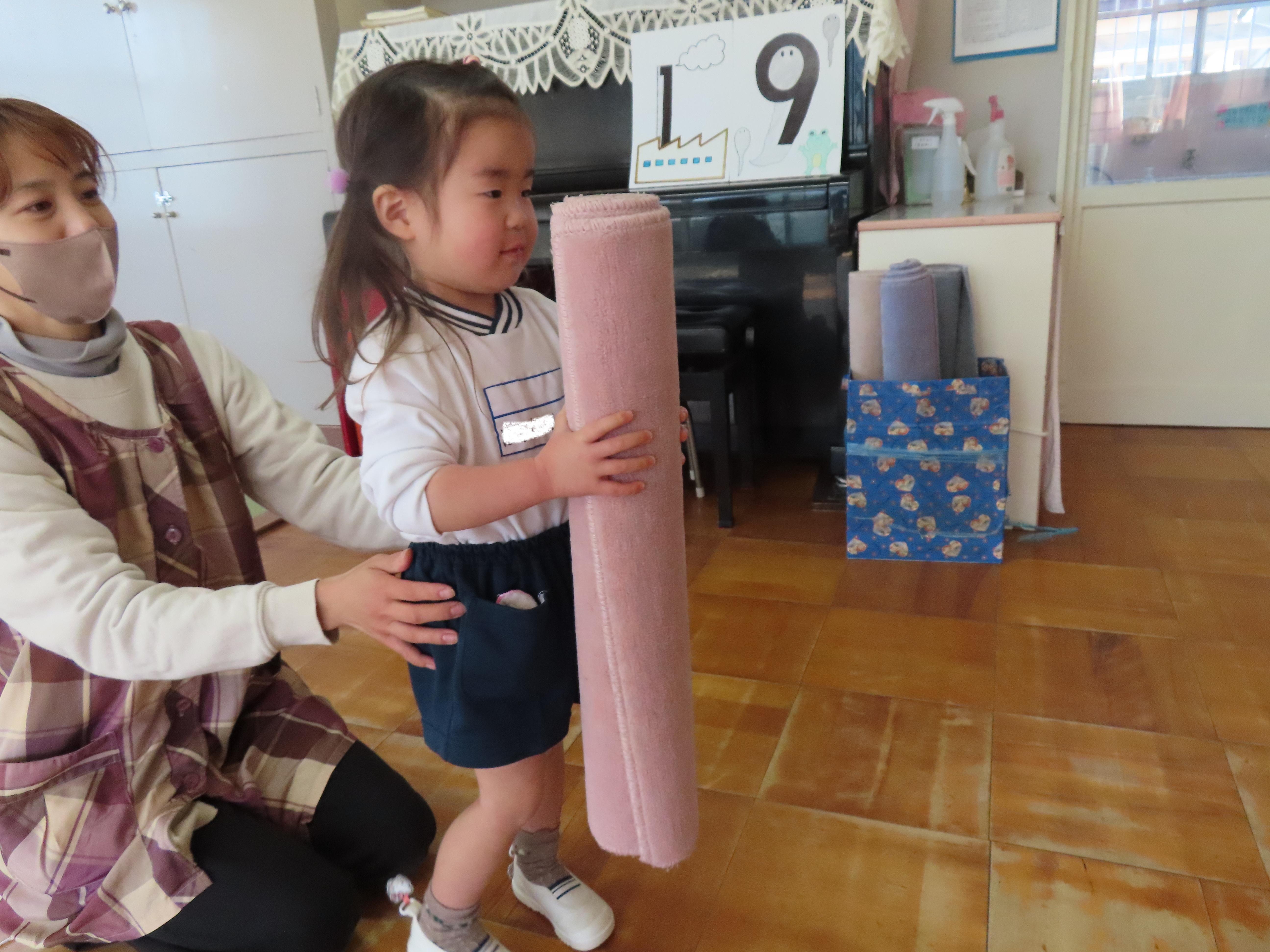 じゅうたんに挑戦!