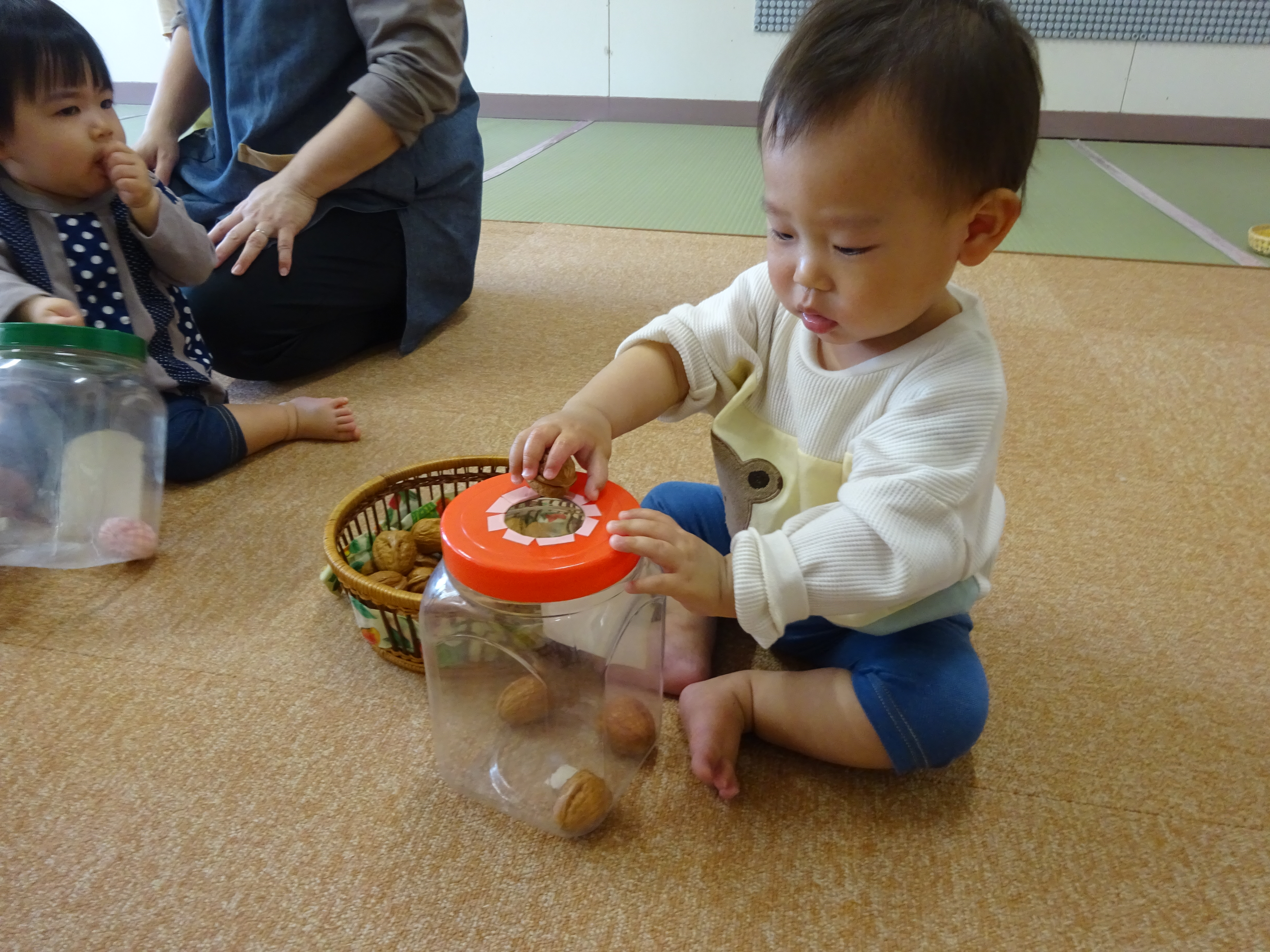 感覚遊び楽しいね!