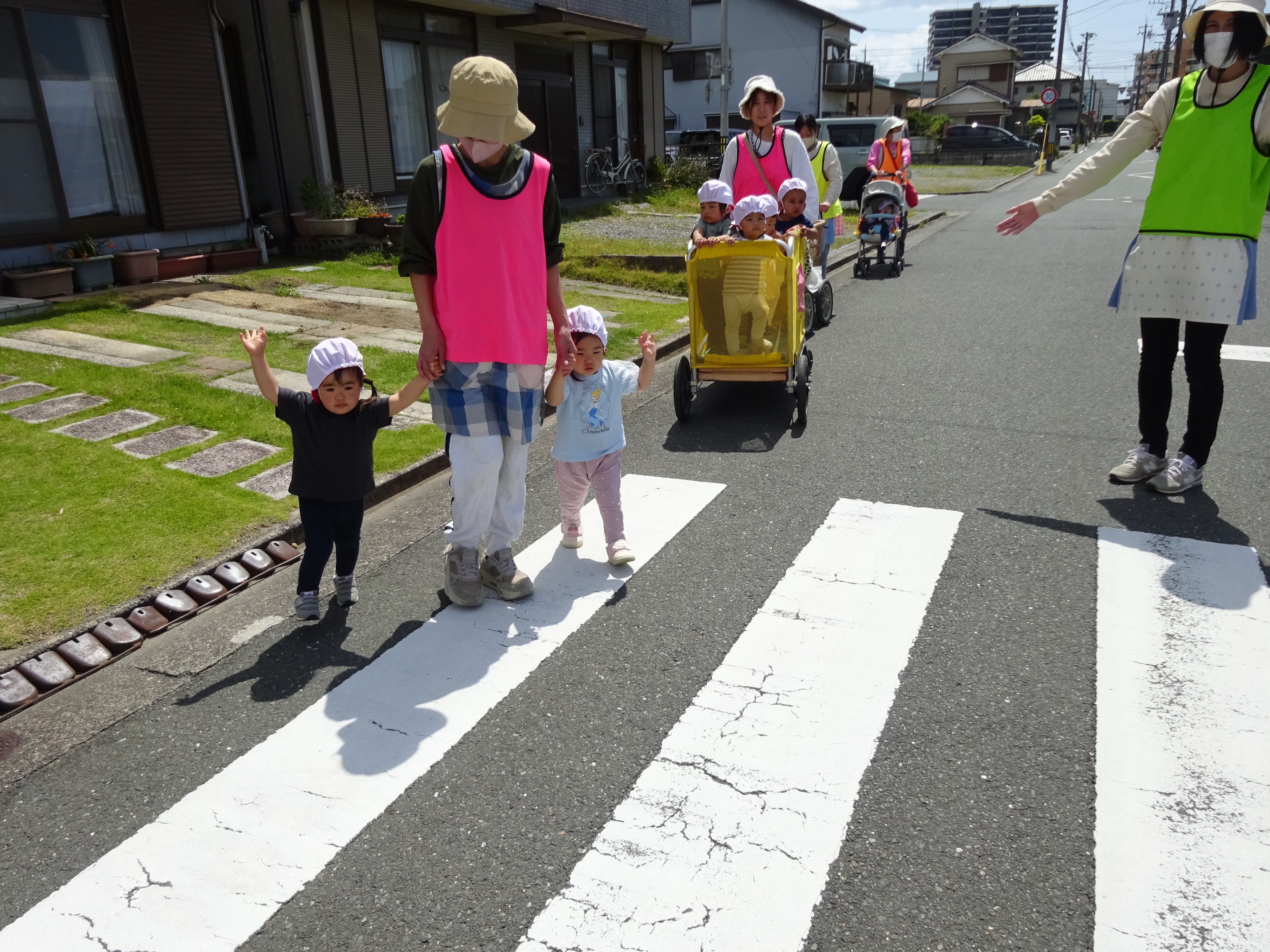 お散歩楽しいね！
